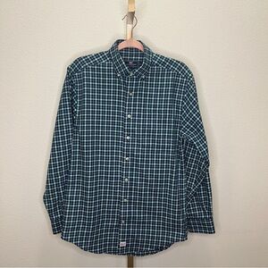 Vineyard Vines Blue green plaid Classic Fit Murray Shirt Button Down shirt Small